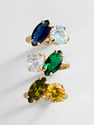 Baublebar Toi Et Moi Custom Birthstone Ring In Gold