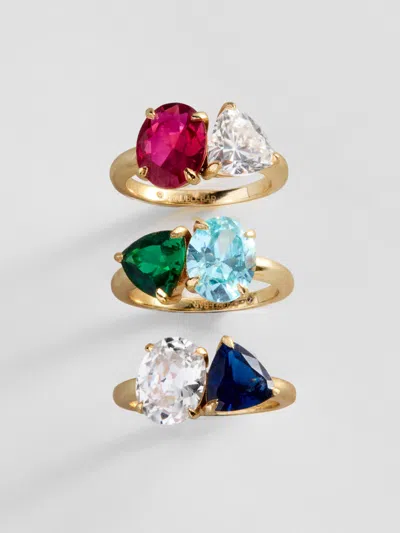 Baublebar Toi Et Moi Custom Birthstone Ring In Transparent