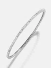 Baublebar Tracy 18k Sterling Silver Hinge Bangle In Metallic