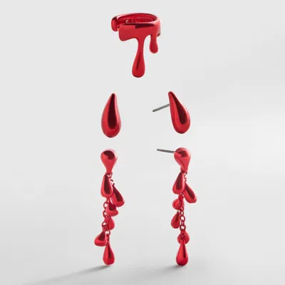 Baublebar True Bloodlines Earring Set In Red