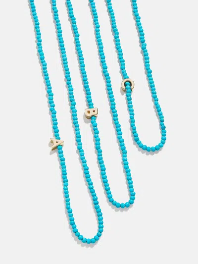 Baublebar Turquoise Semi-precious Initial Necklace