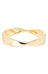 Baublebar Twisted Bangle Bracelet In Gold