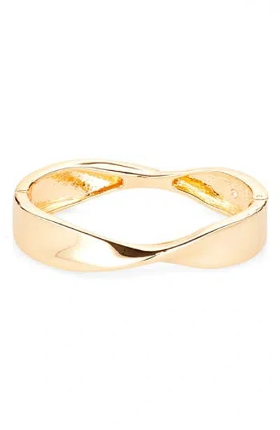 Baublebar Twisted Bangle Bracelet In Gold