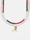 Baublebar University Of Alabama Beaded Logo Necklace Set