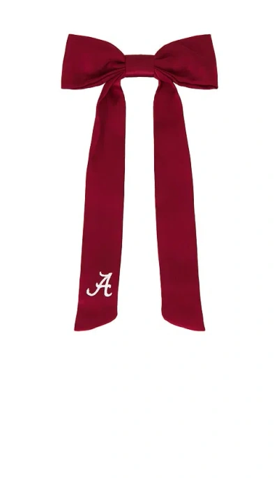 Baublebar University Of Alabama Logo Hair Bow In Red