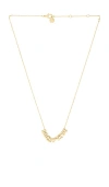 Baublebar University Of Alabama Slogan Bubble Necklace In Gold