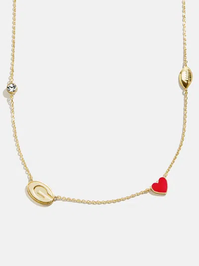 Baublebar University Of Georgia Spaced Charm Necklace In Red