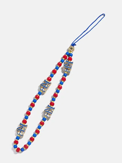 Baublebar University Of Kansas Beaded Phone Charm In Metallic