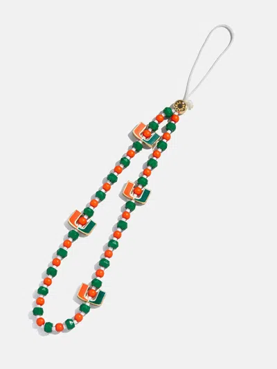 Baublebar University Of Miami Beaded Phone Charm In Multi