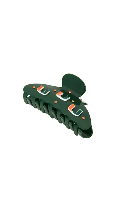 Baublebar University Of Miami Hair Clip In Green