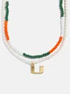 Baublebar University Of Miami Logo Beaded Necklace Set