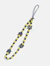 Baublebar University Of Michigan Beaded Phone Charm In Metallic