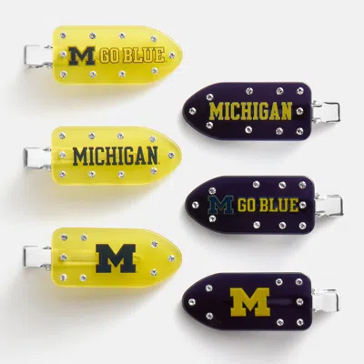 Baublebar University Of Michigan Creaseless Hair Clip Set