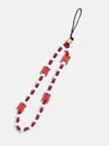 Baublebar University Of Nebraska Beaded Phone Charm In Multi