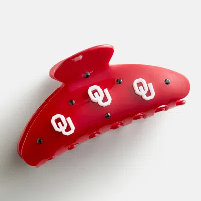 Baublebar University Of Oklahoma Logo Hair Claw Clip