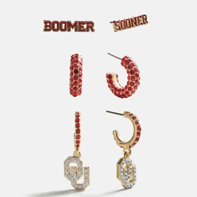Baublebar University Of Oklahoma Slogan Earring Set