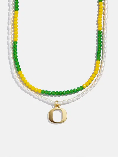 Baublebar University Of Oregon Logo Beaded Necklace Set