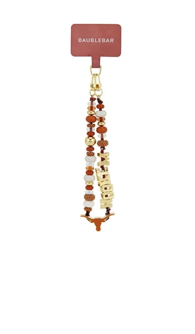Baublebar University Of Texas At Austin Beaded Phone Strap In Orange