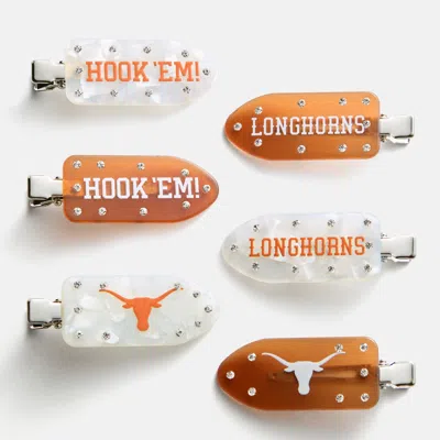 Baublebar University Of Texas At Austin Creaseless Hair Clip Set