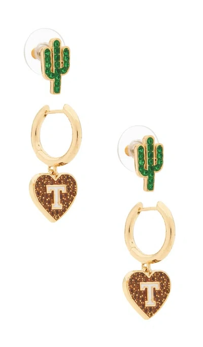 Baublebar University Of Texas At Austin Earring Set Of 2 In Gold
