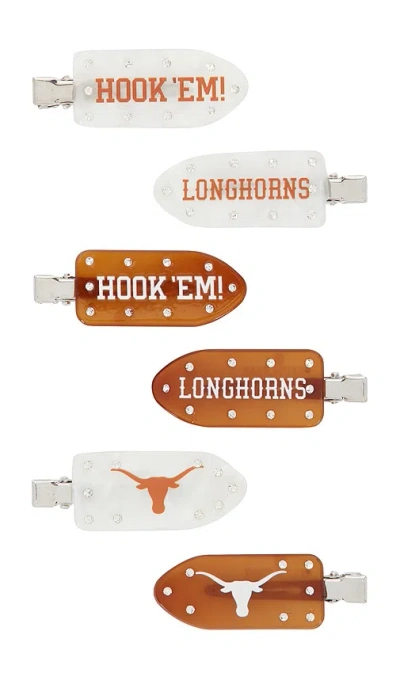Baublebar University Of Texas At Austin Hairclip Set In Brown