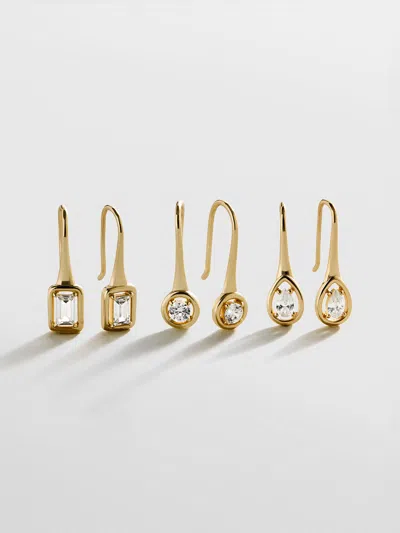 Baublebar Valeria 14k Gold Earring Set In Pattern