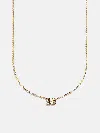 Baublebar Varsity Gold/pavé Number Custom Necklace