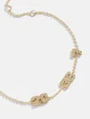 Baublebar Varsity Number Custom Bracelet In Gold