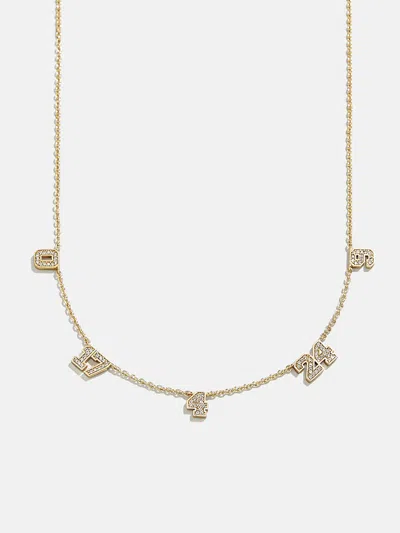 Baublebar Varsity Number Custom Necklace