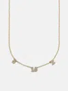 Baublebar Varsity Number Custom Necklace In Gold