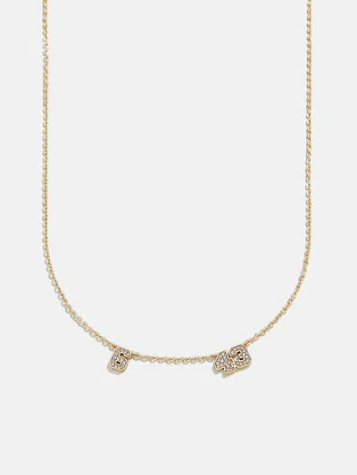 Baublebar Varsity Number Custom Necklace