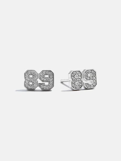 Baublebar Varsity Number Custom Stud Earrings
