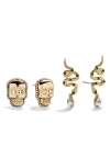 Baublebar Venom And Vibes Earring Set In Gold