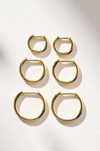 Baublebar Verbena Hoop Earrings, Set Of 3 In Gold