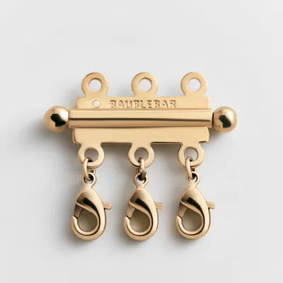 Baublebar Waterproof Necklace Layering Clasp In Gold