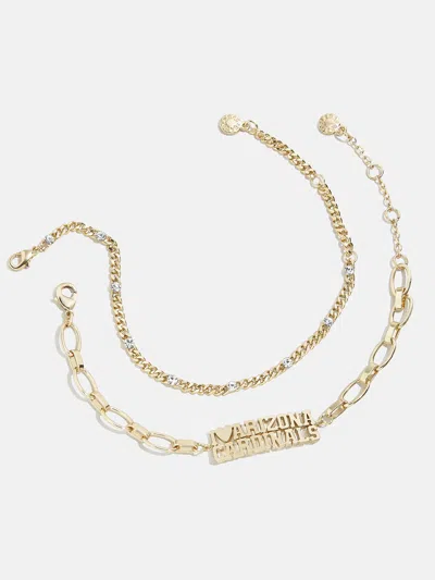 Baublebar Wear By Erin Andrews X  Arizona Cardinals Chain Bracelet Set