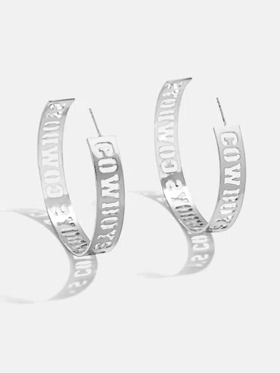 Baublebar Wear By Erin Andrews X  Dallas Cowboys Hoop Earrings