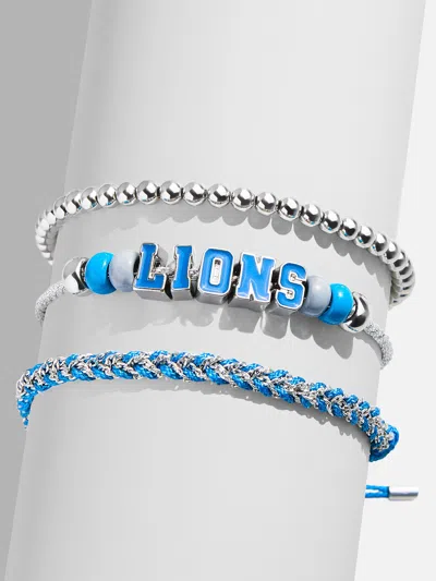 Baublebar Wear By Erin Andrews X  Detroit Lions Bracelet Set