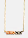 Baublebar Wear By Erin Andrews X  Enamel Slogan Necklace
