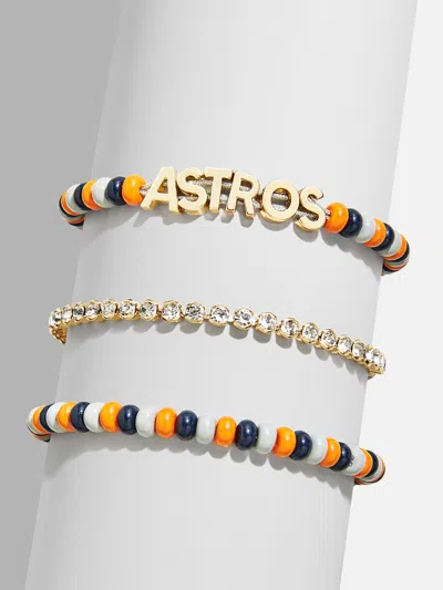 Baublebar Wear By Erin Andrews X  Houston Astros Bracelet Set
