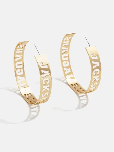 Baublebar Wear By Erin Andrews X  Jacksonville Jaguars Hoop Earrings