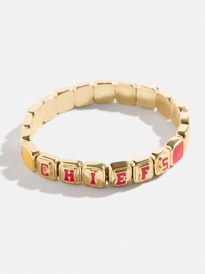 Baublebar Wear By Erin Andrews X  Kansas City Chiefs Tile Bracelet