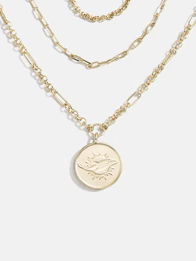 Baublebar Wear By Erin Andrews X  Miami Dolphins Necklace Set