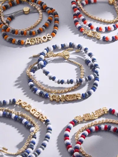 Baublebar Wear By Erin Andrews X  New York Yankees Bracelet Set