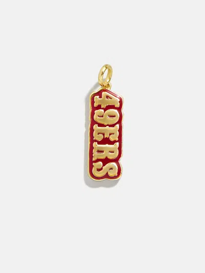 Baublebar Wear By Erin Andrews X  San Francisco 49ers Cluster Charm In Gold
