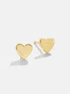 Baublebar Whole Lotta Heart 18k Gold Kids' Earrings In Gold