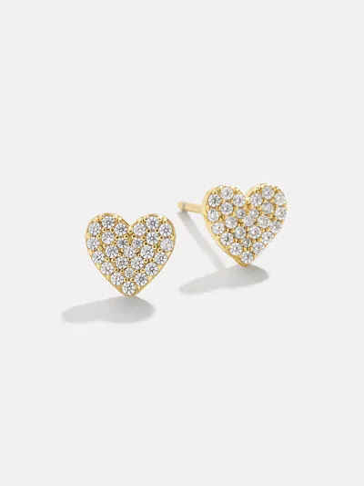 Baublebar Whole Lotta Heart 18k Gold Kids' Earrings