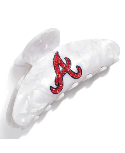 Baublebar Women's  Atlanta Braves Claw Hair Clip In White