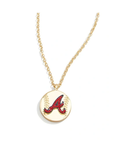 Baublebar Women's  Atlanta Braves Pendant Necklace In Multi