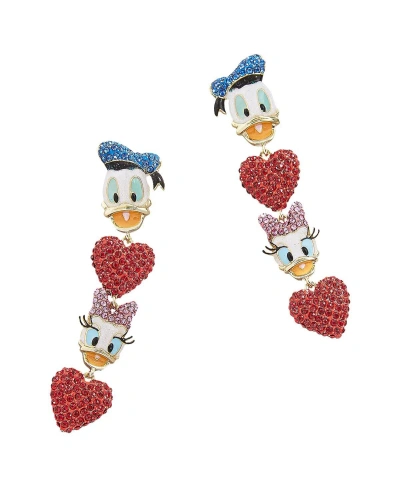 Baublebar Women's  Donald & Daisy Heart Drop Earrings In Multi